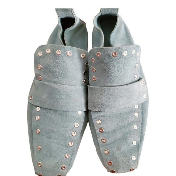 celine studded loafers